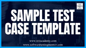 Sample Test Case Template
