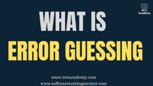 What is Error Guessing