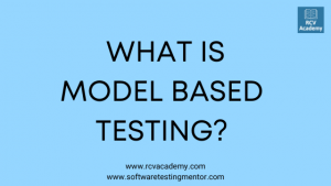 what is model based testing