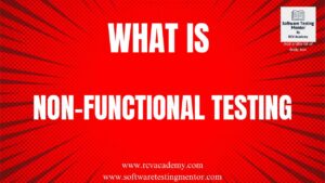 What is Non Functional Testing