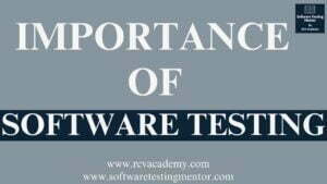 Importance of Software Testing