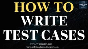 How to Write Test Cases